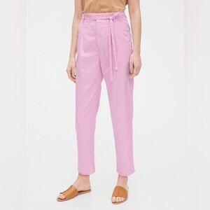 Pink Women's High-Waisted Pants